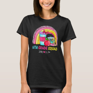 Camiseta Leopardo Arcoiris, profesora de sexto grado, vuelv