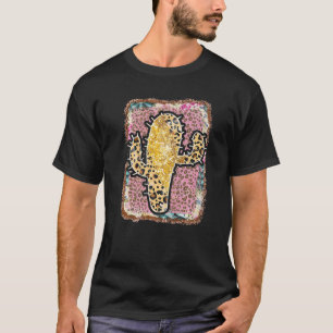 Camiseta Leopardo Cactus Vaquera Occidental Tie Dye  1