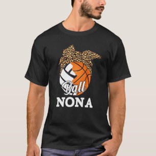 Camiseta Leopardo de baloncesto de voleibol Ball Nona