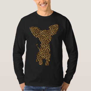 Camiseta Leopardo de Chihuahua Imprimir Perro Perro Perro P