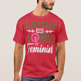 Camiseta Leopardo de empoderamiento femenino por los derech