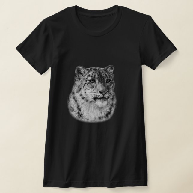 Camiseta Leopardo de la nieve de mano (Distribución)