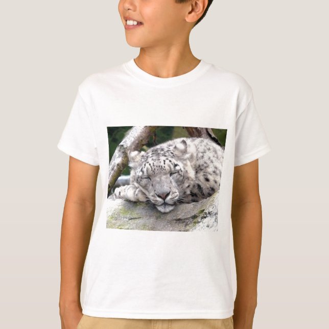Camiseta Leopardo de la nieve - ¡hermoso! (Anverso)