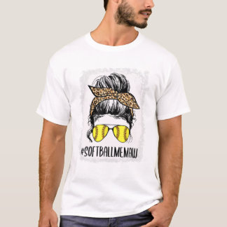 Camiseta Leopardo de la vida de Memaw de Softball