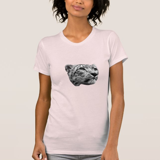 Camiseta Leopardo de las nieves (Anverso)