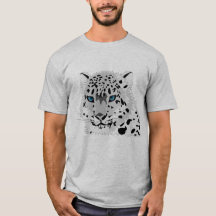 Leopardo de las nieves masculinas