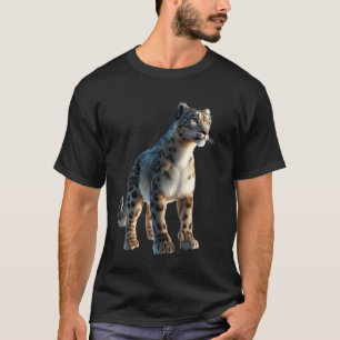 Camiseta Leopardo de las Nieves Pantera Grandes Felinos Pan