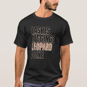 Camiseta Leopardo de las piernas de los azotes de vintage A