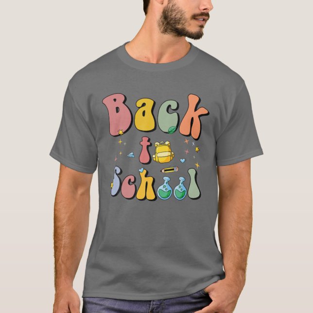 Camiseta Leopardo De Nuevo A La Sonrisa Escolar Face Teache (Anverso)