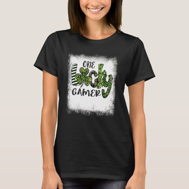 Camiseta Leopardo de San Patricio 1 Luckygamer 1 (Anverso)