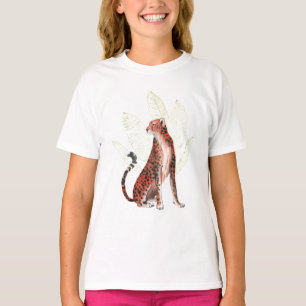 Camiseta Leopardo del corredor de rubí