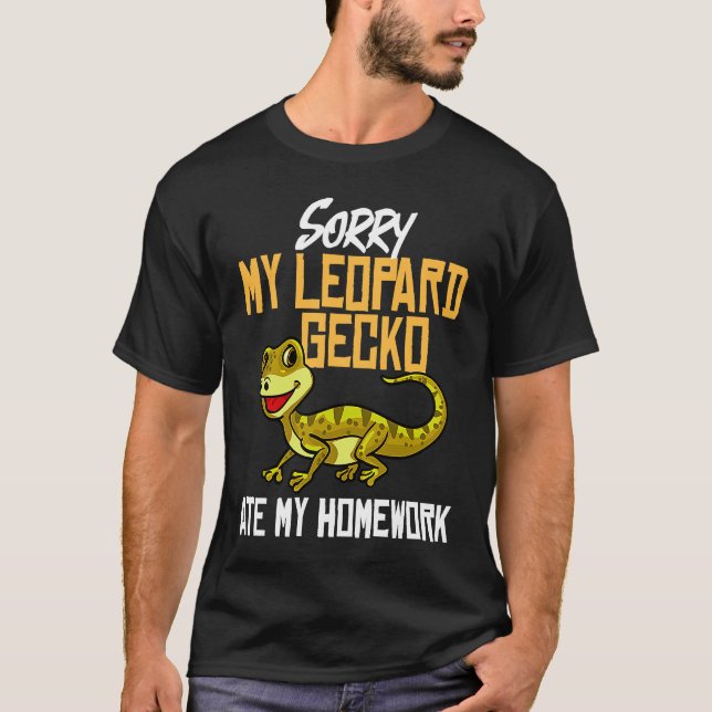 Camiseta Leopardo Gecko Care Tank Lizard Reptile (Anverso)