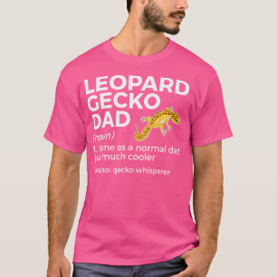 Camiseta Leopardo Gecko Dad Definition Funny Gecko Whispere