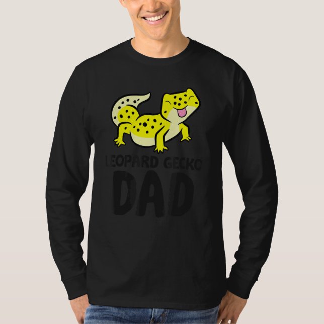 Camiseta Leopardo Gecko Dad Lizard Reptile Leopard Gecko Pa (Anverso)