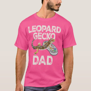 Camiseta Leopardo Gecko Dad Video Game Lizard & Reptiles Ga