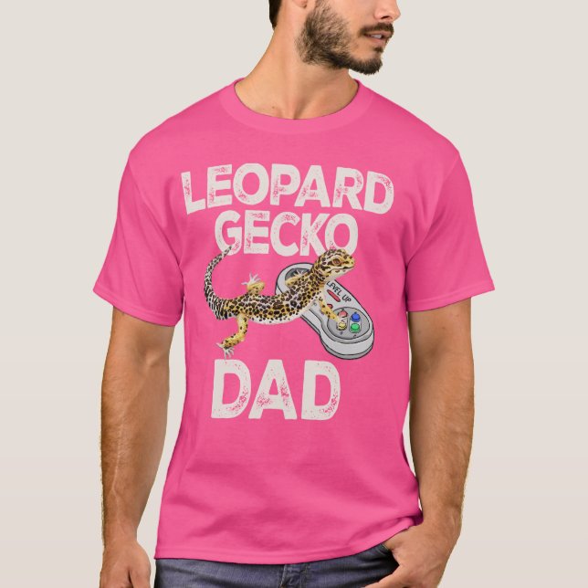 Camiseta Leopardo Gecko Dad Video Game Lizard & Reptiles Ga (Anverso)
