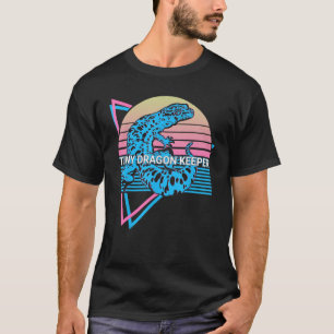 Camiseta Leopardo Gecko Retro Tiny Dragon Keeper