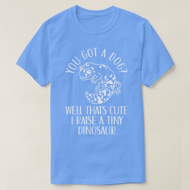 Camiseta Leopardo Gecko Tiny Dinosaur Leopard Geckos Lizard (Diseño del anverso)