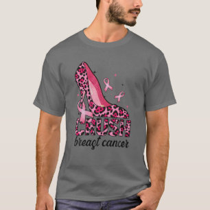 Camiseta Leopardo impreso en alto talón aplastando la guer