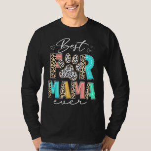 Camiseta Leopardo Mejor Película Mamá Perro Jamás Gato Mamá