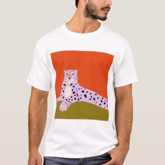 Camiseta Leopardo mentiroso y mirándonos