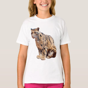 Camiseta leopardo nublado fotografía selva gran gato animal