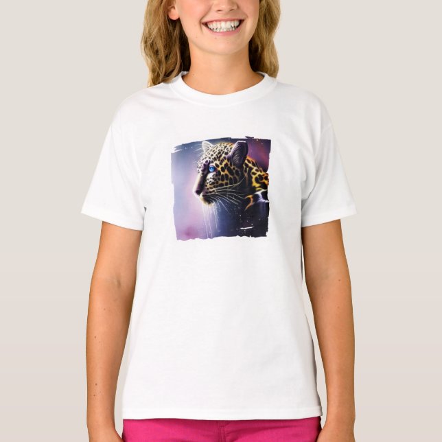 Camiseta leopardo oscuro (Anverso)