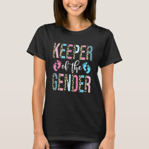 Camiseta Leopardo Pink O Blue Cute Keeper De Diseño De Géne