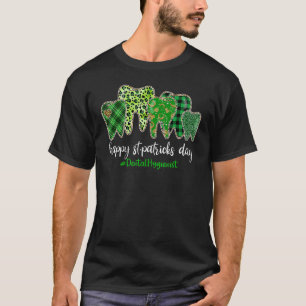 Camiseta Leopardo Plaid Tooth Teeth Dental Hygienist St Pat
