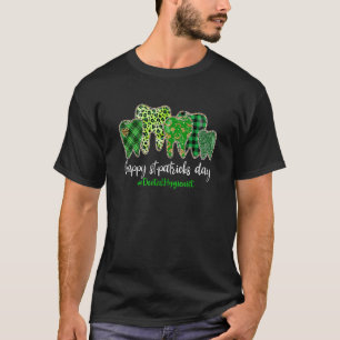 Camiseta Leopardo Plaid Tooth Teeth Dental Hygienist St Pat