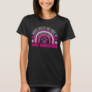 Camiseta Leopardo Rainbow Dog Groomer Mascota Grooming Styl