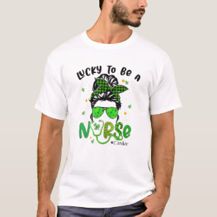 Camiseta Leopardo Suerte De Ser Una Enfermera Cardiaca St P