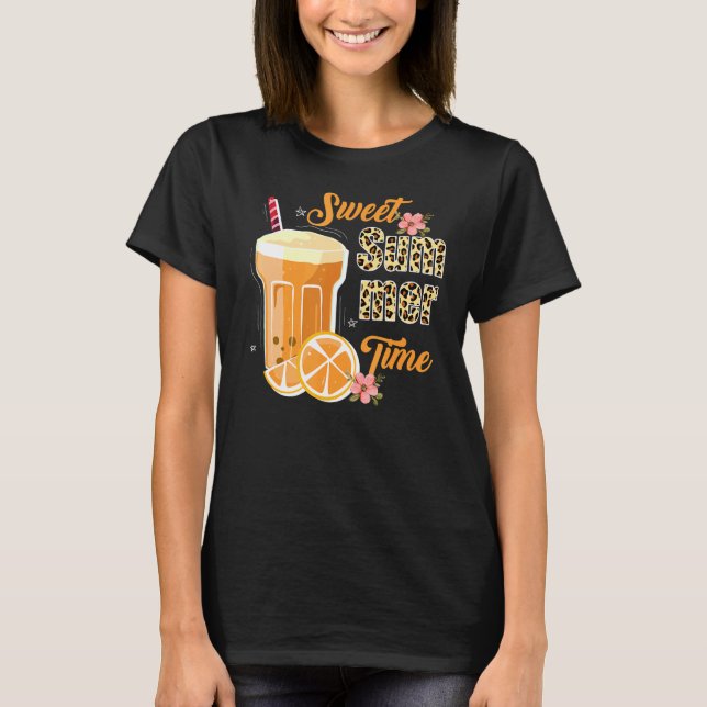 Camiseta Leopardo Sweet Summer Time I Love Summer Beach Vac (Anverso)