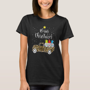Camiseta Leopardo tres gnomos en Camión Rojo con María Chri