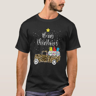 Camiseta Leopardo tres gnomos en Camión Rojo con María Chri