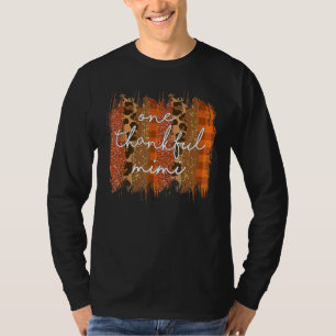 Camiseta leopardo uno mimi agradecido mimi bendito otoño gr