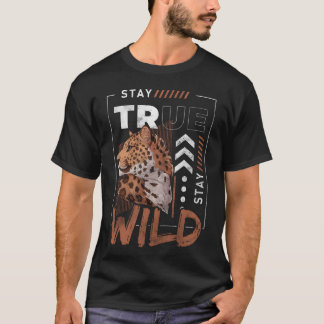Camiseta Leopardos Animal Rápido Peligro retro