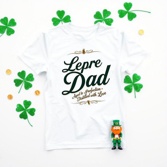 Camiseta Lepre Dad Whiskey inspiró el Día de San Patricio (Subido por el creador)