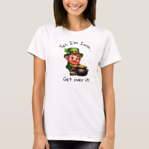 Camiseta Leprechaun 3D con leyenda Personalizado