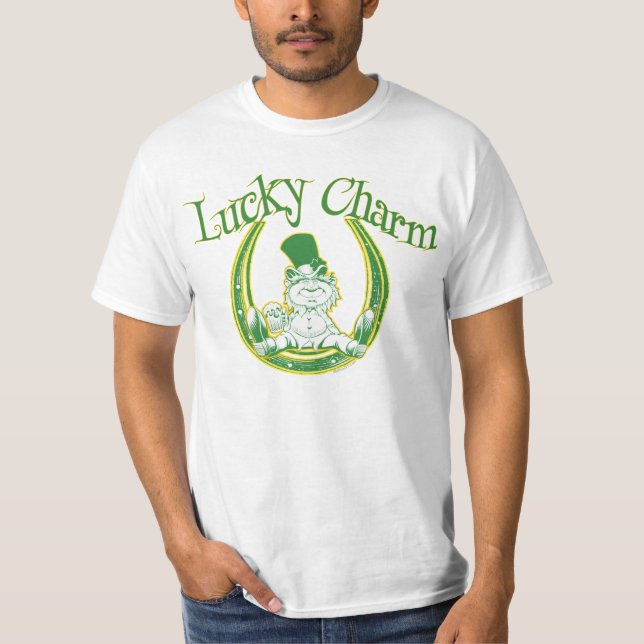 Camiseta Leprechaun afortunado del encanto (Anverso)