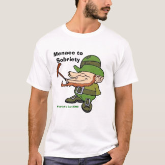 Camiseta Leprechaun, amenaza a la sobriedad, DA de St