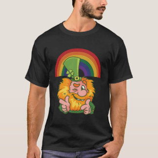 Camiseta Leprechaun Arcoiris Día De San Patricio