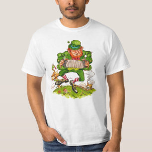 Camiseta Leprechaun bailando un Jig, feliz Día de San Patri