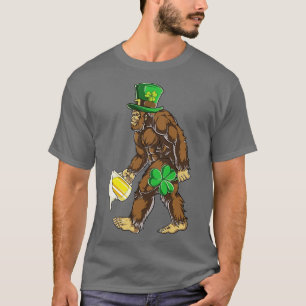 Camiseta Leprechaun Bigfoot T Funny St Patricks Day Bebe G