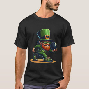 Camiseta Leprechaun Bowling Bowler Tee St.patricks Day Kids