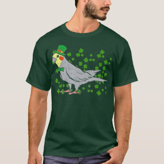 Camiseta Leprechaun Cockatiel Bird Clover St Patricks Day A