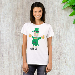 Camiseta Leprechaun con cerveza