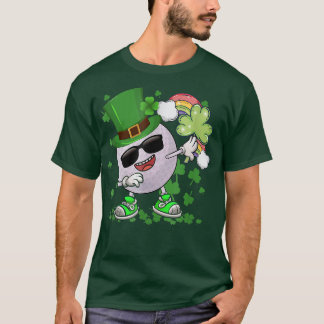 Camiseta Leprechaun Dabbing Alrededor de Shamrock Gold St P