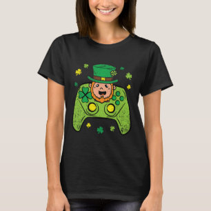 Camiseta Leprechaun de Controlador de Juego Día de San Patr