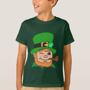 Camiseta Leprechaun del dibujo animado